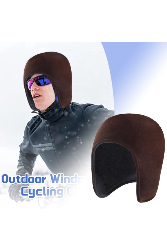 Cold Proof Ear Protective Cap Polyester Material 54CM Diameter for Cycling Skiing Winter Outdoor Windproof Warm Headwear