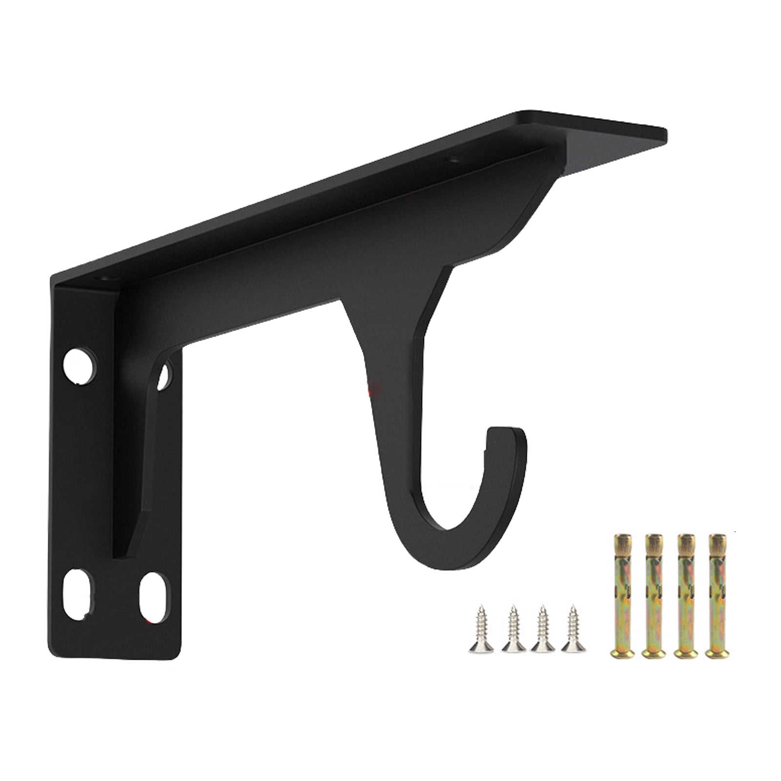 Cold Roll Steel Wall Mounted Shelf Brackets Triangles Support for Kitchen Garage Storage 202Lb Capacity Designs