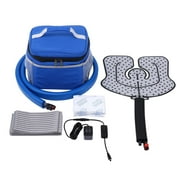 Cold Rush Therapy Machine System with Large Shoulder Pad- Ergonomic, Adjustable Wrap Pad Included- Quiet, Lightweight and Strong Cryotherapy Freeze Kit Pump