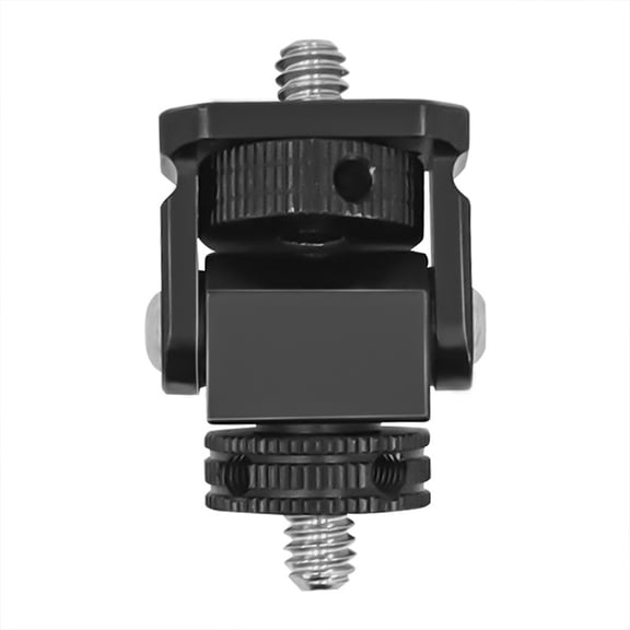 Cold Shoe Mount Adapter 1/4 Quick Release 360 Swivels Camera Tripods for Mic Light Monitors Holder Bracket Accessories