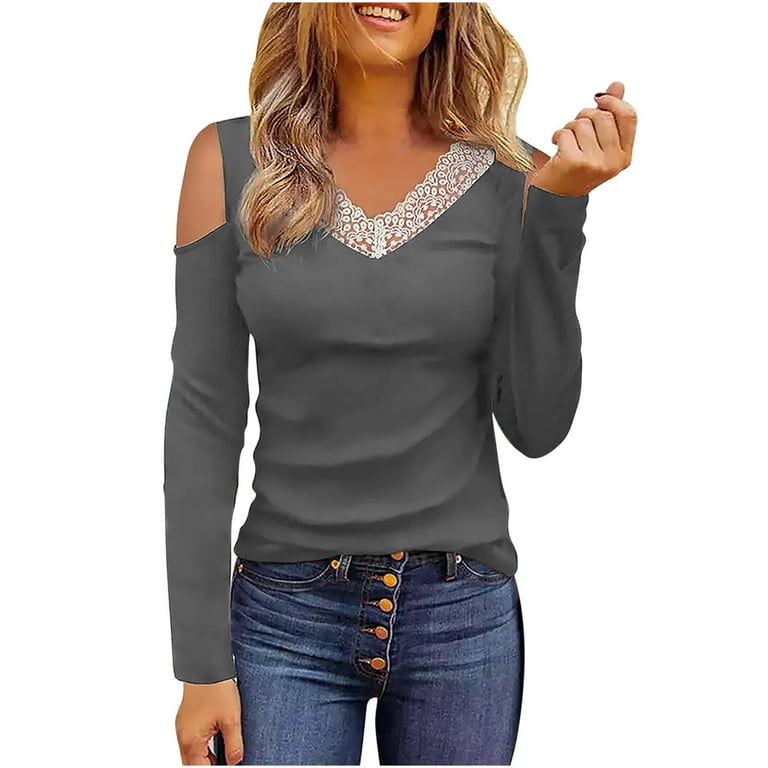Sexy cold shoulder tops new arrivals
