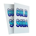 thumbnail image 1 of Cold Soda (2-PACK) 24" x 36" Plastic Signs | Sign Insert 4mm Corrugated Plastic Signs Storefront Window Poster, 1 of 2