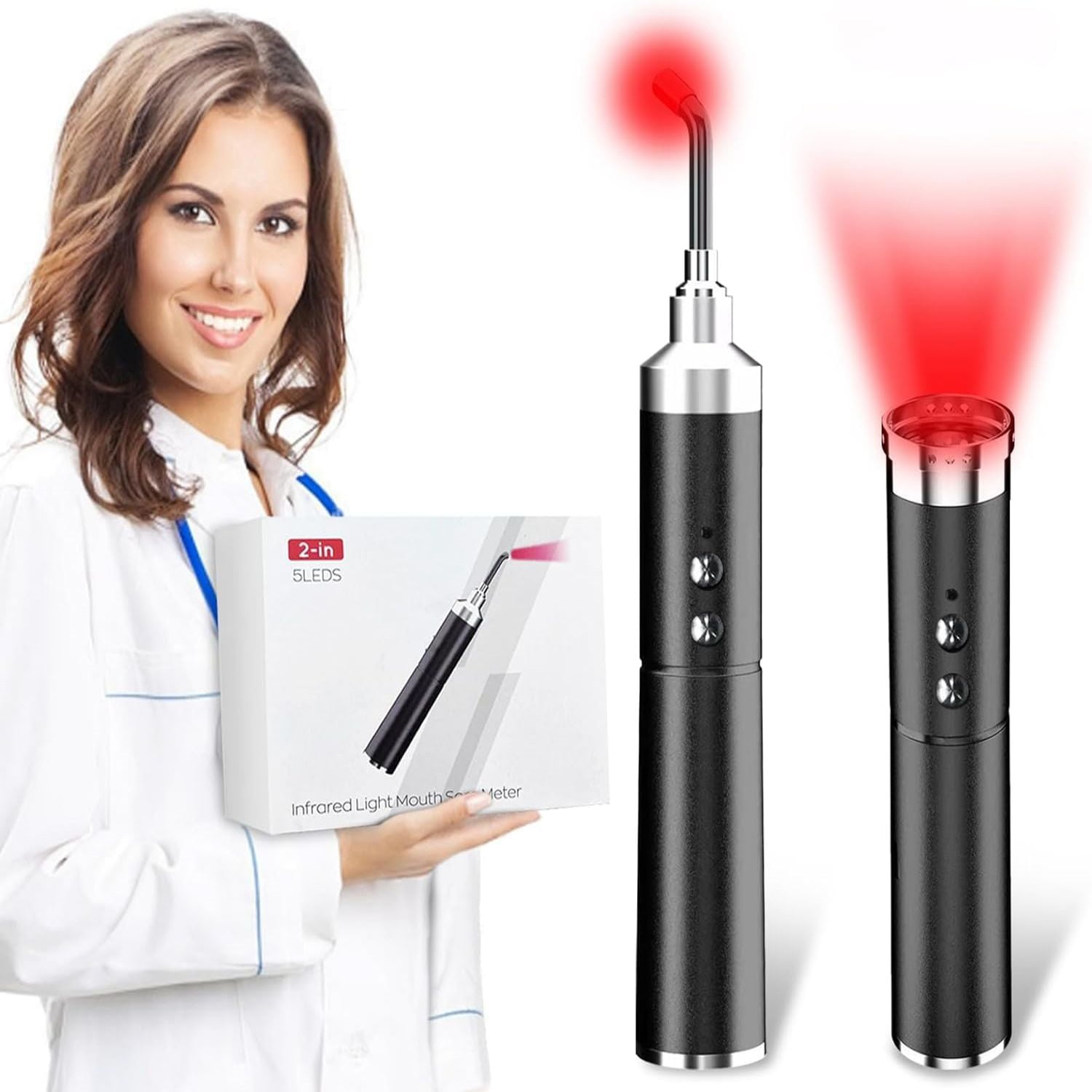 Cold Sore Red Light Therapy Device, Cold Sore Canker Treatment Device