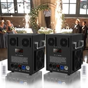 Cold Spark Machine 700W Large Cold Spark Firework Machine 6.6-16ft for DJ Special Effect 2 Pcs