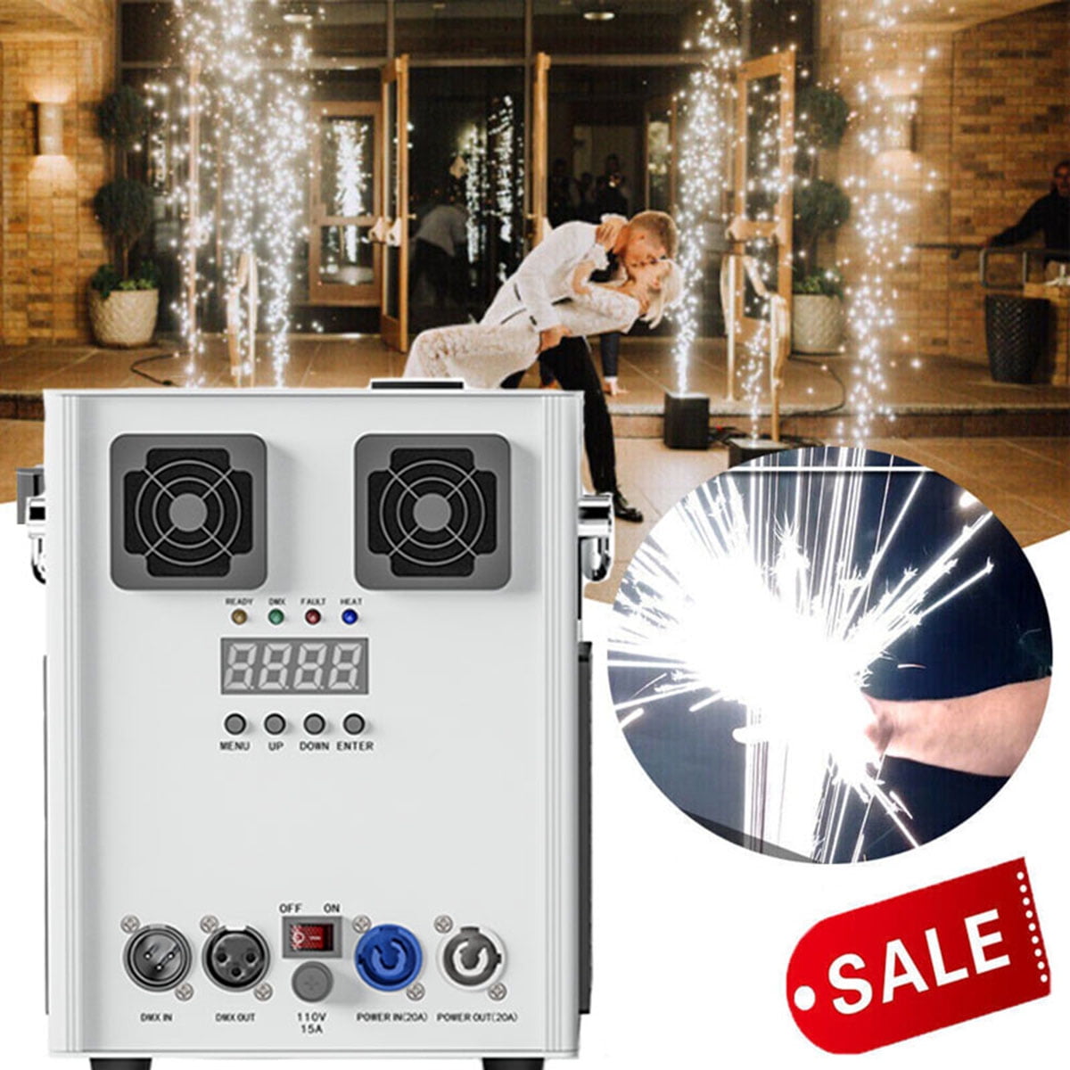 Cold Spark Machine DMX Stage Equipment Special Effect Machine with