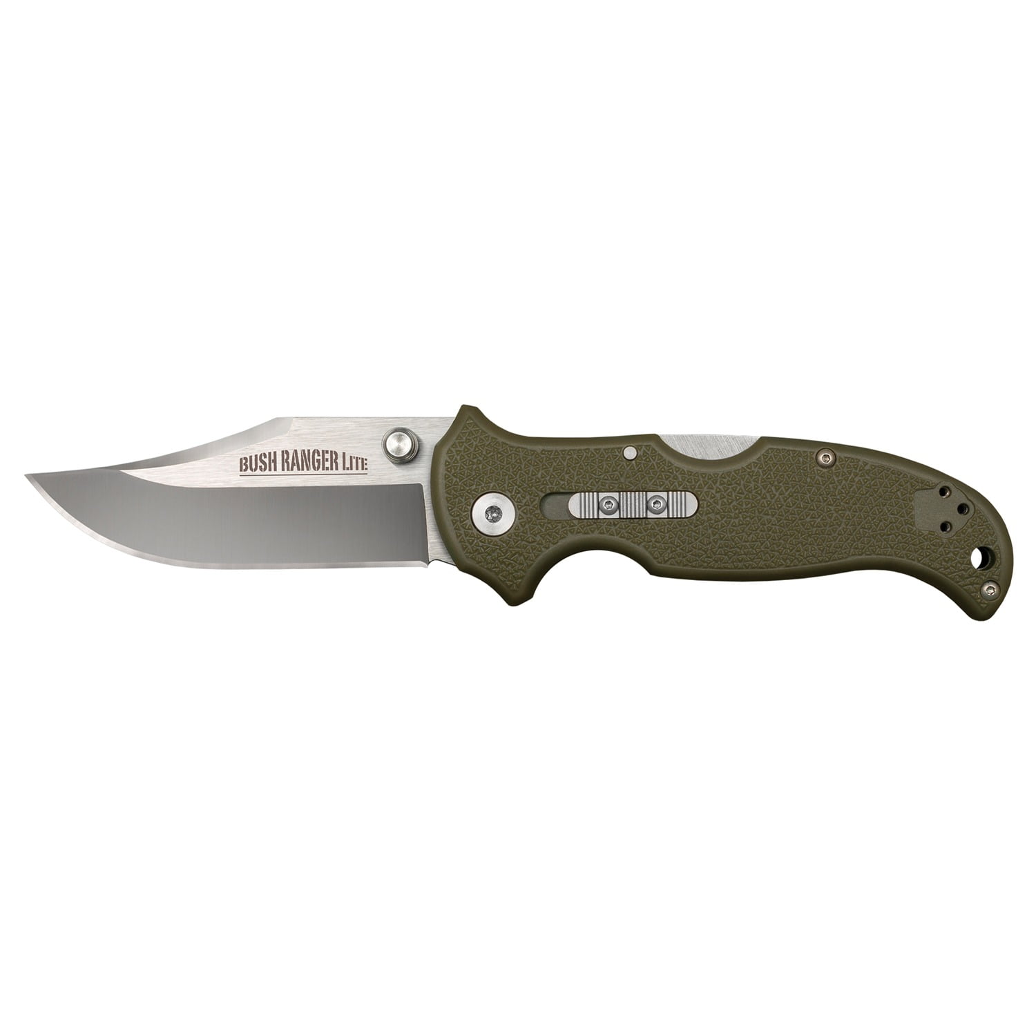 Cold Steel Bush Ranger Lite Folding Knife, Plain Edge, 8Cr13MoV Steel