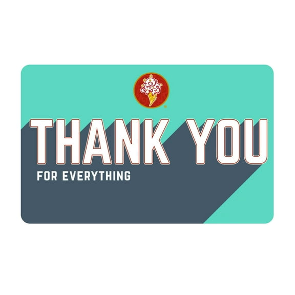Cold Stone Creamery $15 Thank You Hero eGift Card [Email Delivery]