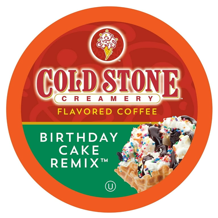 Cold Stone Creamery Ice Cream Flavored Coffee Birthday Cake Keurig 2.0 40 Count Walmart