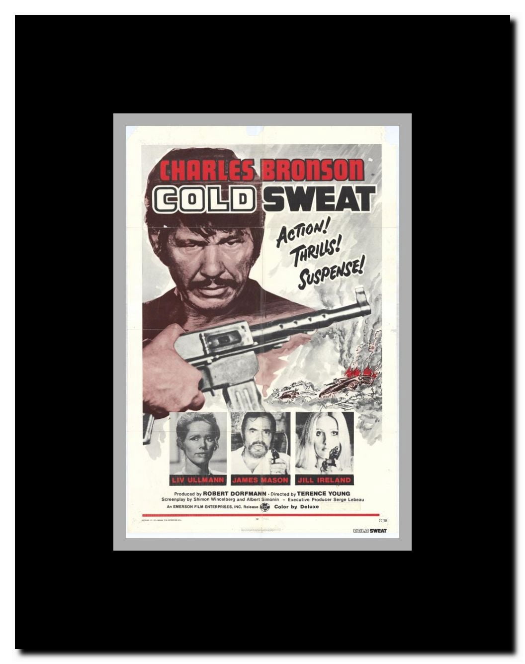 Cold Sweat Framed Movie Poster