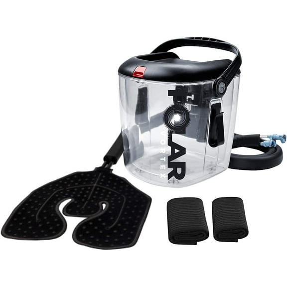 Cold Therapy Machine Gen 2 Polar Vortex - Ice Circulation System with Large Adjustable Cold Cuff for Knee, Shoulder, Ankle, Neck Pain and Recovery After Surgery Cold Water Therapy with Pump