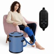 Cold Therapy Machine, Ice Machine for Knee After Surgery, cryotherapy Systerm with Pump, Adjustable Timer, Ideal for Knee Replacement Recovery, ACL,Swelling, Sprains, and Other Injuries Blue