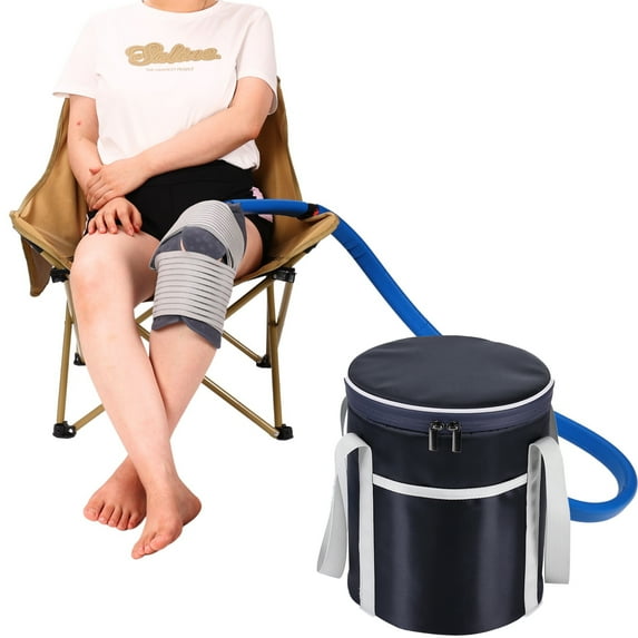 Cold Therapy Machine Ice System for Knee/Joint Pad, Cooling Reservoir and Quiet Bump, for Post-Surgery and Post-Trauma Pain Relief