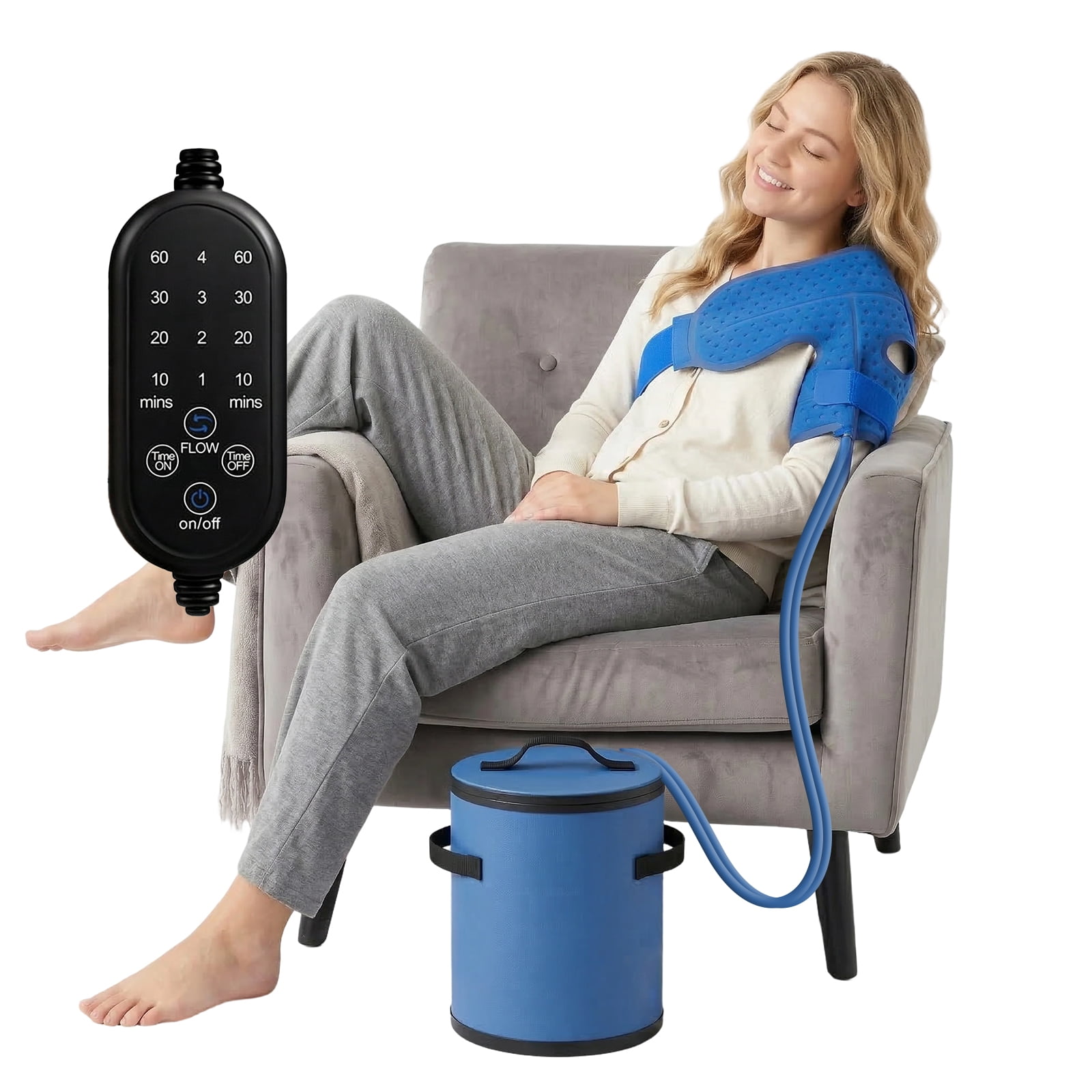 Shuttle Acl Machine Cold Therapy Machine for Shoulder with Programmable Timer, Portable Ice ...