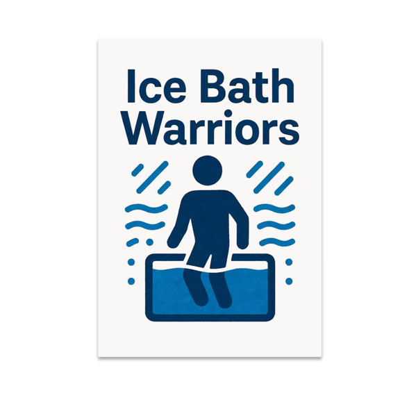 Cold Therapy Wall Decor - Wellness Enthusiast - 13x19 Poster Print