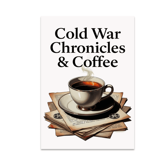 Cold War Chronicles & Coffee - Historical Fiction Buff - 13x19 Poster Print