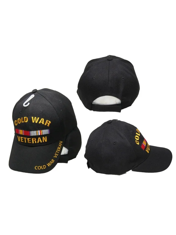 Cold War Veteran Veterans Ribbon 3d Embroidered Baseball Cap Hat CAP608C (TOPW)