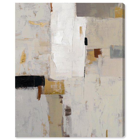 Cold Warmth Canvas Print Neutral Boho Art by Art Remedy, Gallery Wrapped, 16 x 20