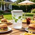 thumbnail image 1 of Cold Water Pitcher for Fridge, Large-Capacity Leak-Proof Beverage Container with Filter Spout, Wide-Mouth Drink Pitcher for Iced Tea, Lemonade and Fruit Infused Water, 1 of 6