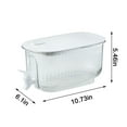 thumbnail image 1 of Cold Water Pitcher with Spigot, Plastic Beverage Dispenser for Refrigerator, Large Capacity Jug for Fruit Tea and Iced Drinks, BPA-Free with Lid, 1 of 6