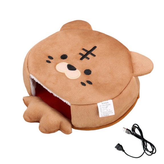 Cold Weather Computer Pad Rapid Heating Technology And Detachable Plush Wrist Cushion