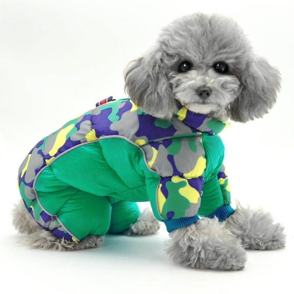 Cold Weather Dog Jacket Insulated Padded Pet Outerwear for Outdoor Adventures and Daily Walks