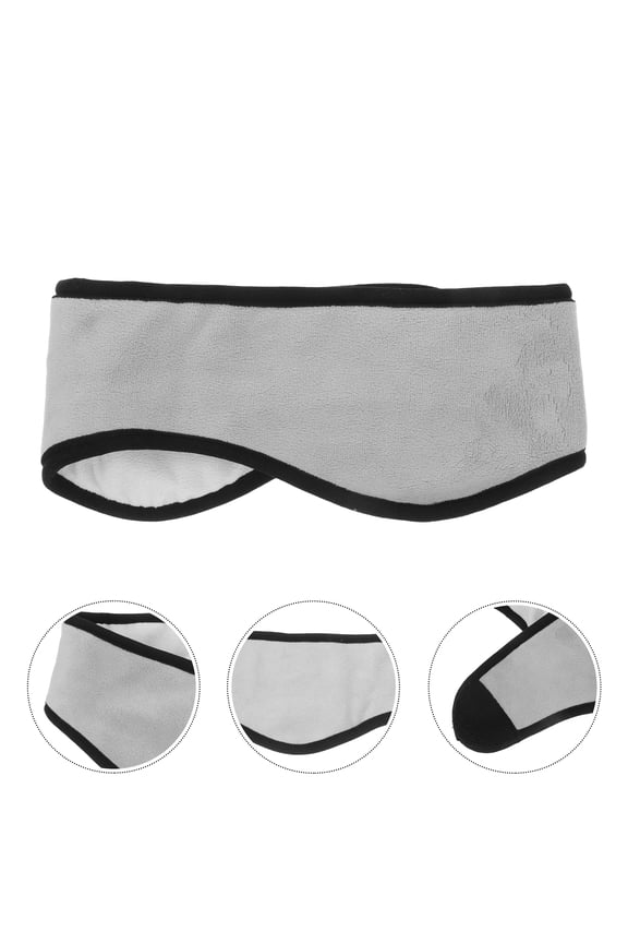 Cold Weather Ear Warmer Sleep Mask Fleece Headbands Ear Muffs Ear Warming Headband Winter Running Gear For Women Men Adult Kids