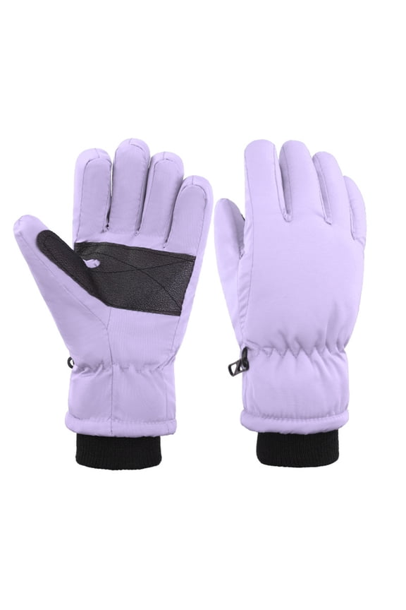 Cold Weather Insulated Kids Gloves With Waterproof Shell And Anti Slip Grip Perfect For Snowboarding And Sledding