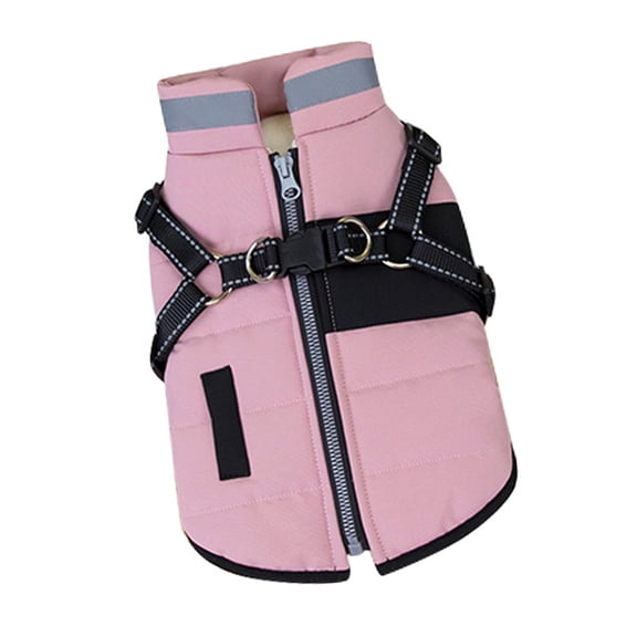 Cold Weather Pet Warm Coat Winter Padded Clothes for Little Breeds Pet 2Leg Coat Cotton Jackets for Dog Outdoor Activity