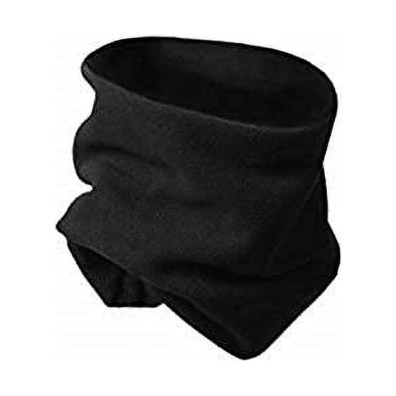 Cold Weather Premium Black Polar Fleece Biker NECK WARMER, Licensed Original