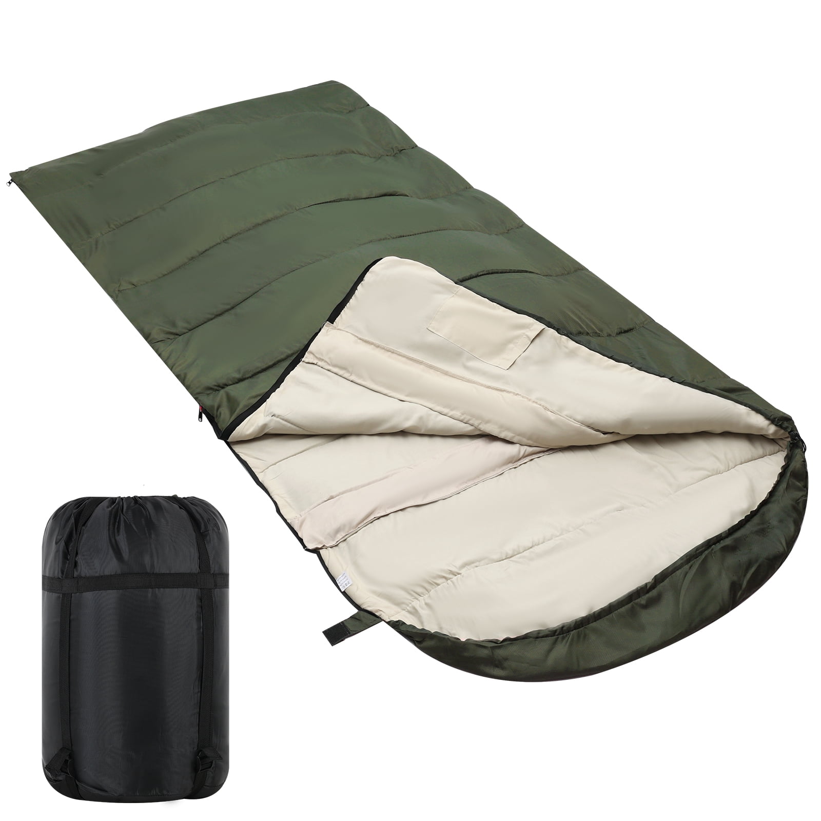 Cold Weather Sleeping Bag 100% Cotton Flannel XXL for Adults Big and ...