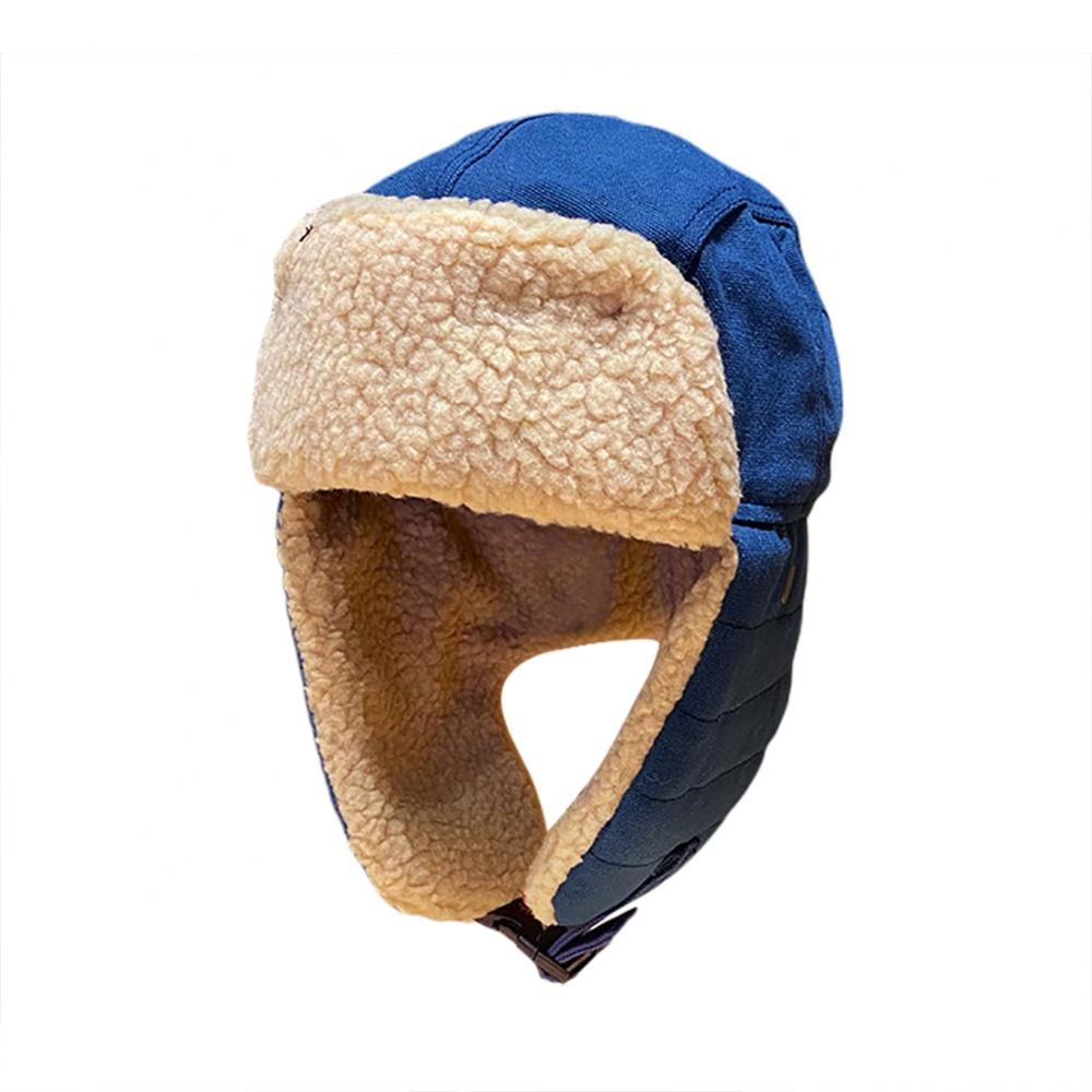 Cold Weather Trapper Hat Winter Warm Trooper Ski Hats with Ear Flap for