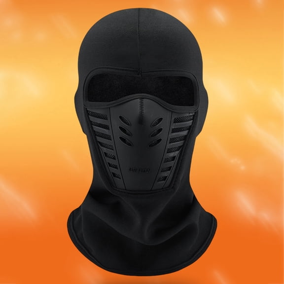 Weather Shield Full Head for Outdoor Sports Windproof Cold Weather for Motorcycle Cycling Skiing and Winter Adventure, Black