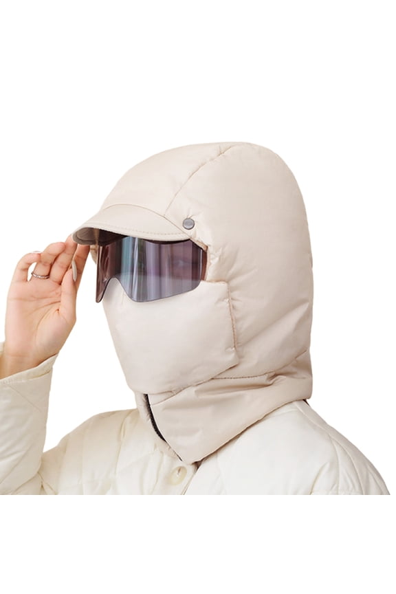 Cold Weather Windproofed Balaclava Thick Insulated Fabric Full Face Protecting For Outdoor Activity Cycling Running