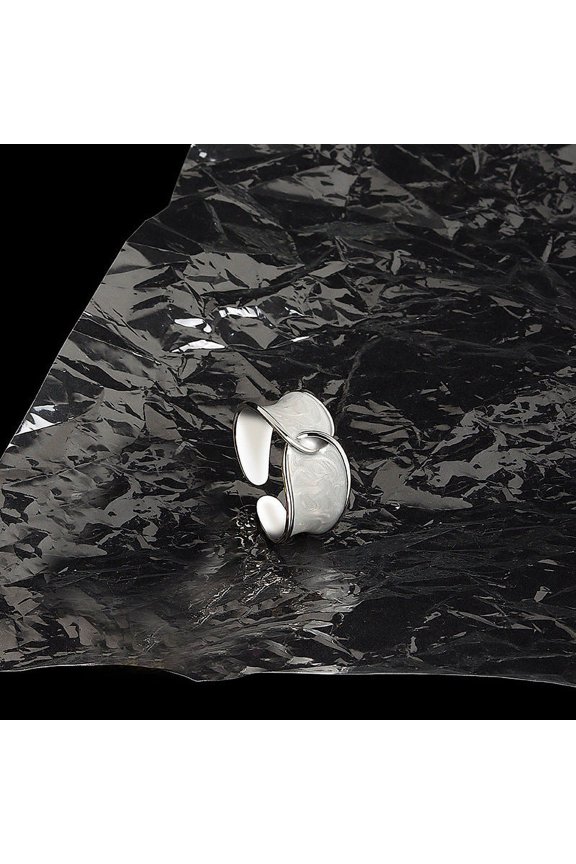 Cold Wind Niche Design Sense Light Luxury Enamel Epoxy Ring Women