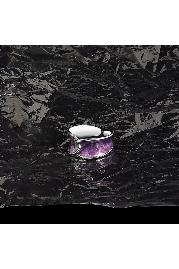 Cold Wind Niche Design Sense Light Luxury Enamel Epoxy Ring Women