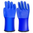 thumbnail image 1 of Cold Work Gloves Fleece Lined Durability Rubber Materials Suitable For Harsh Winter Conditions 2pcs, 1 of 9