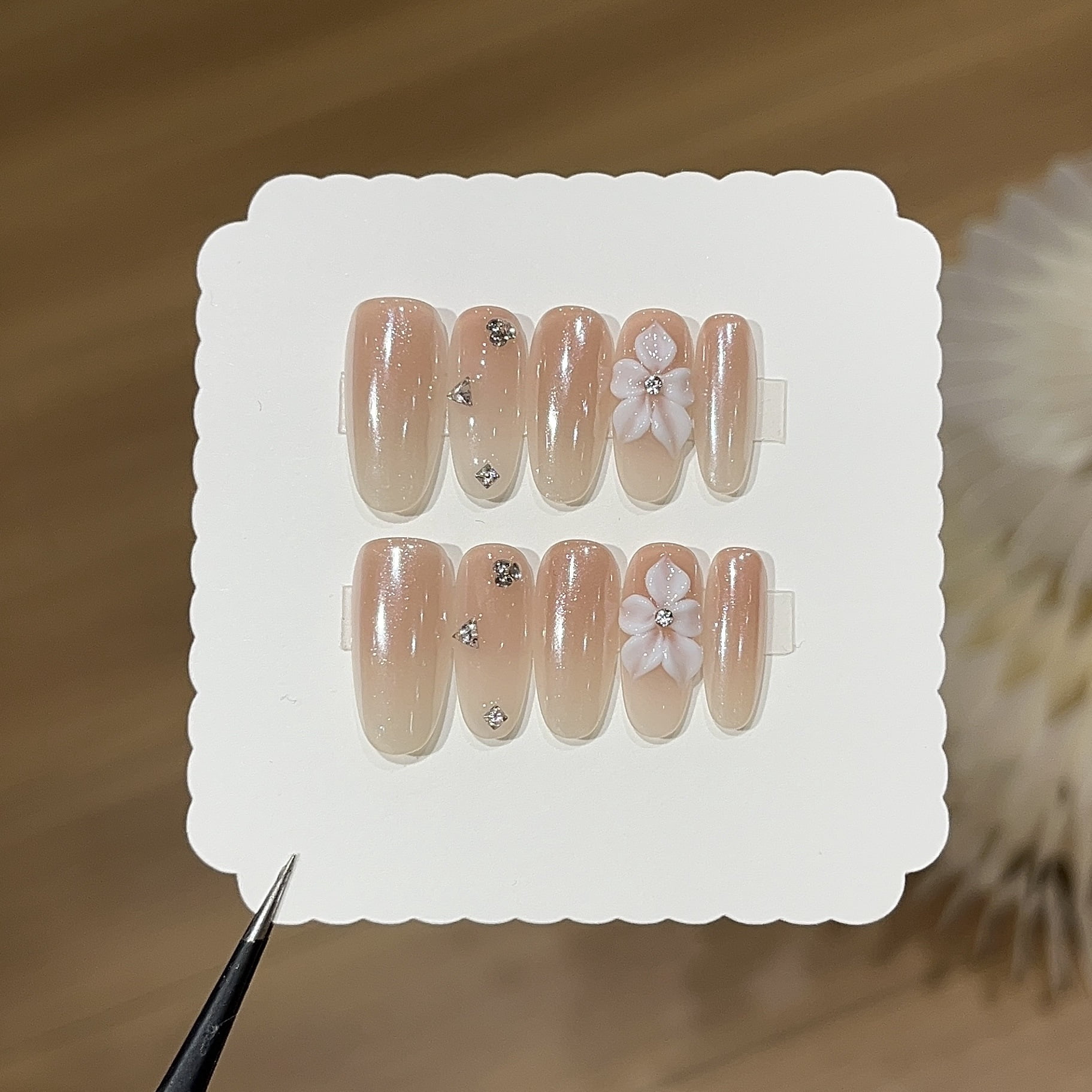 [Cold bubble peach island] Aurora magic mirror peach powder gradual ...