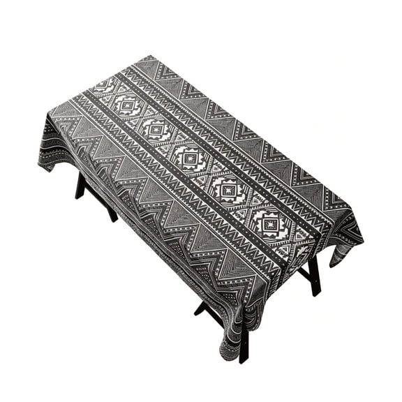 ColdAppe Tablelinenof textile,Rectangular Tablecloth, Boho Bohemian Psychedelic PeacockMandala Washable Seasonal Table Cover for Party Picnic Dinner Decor