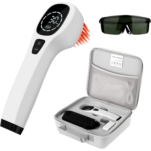 ColdL Red Light Device for Body, Near Infrared Light Wand for Joint Muscle Reliefwith LED Display (12 x 650nm+4 x 808nm)