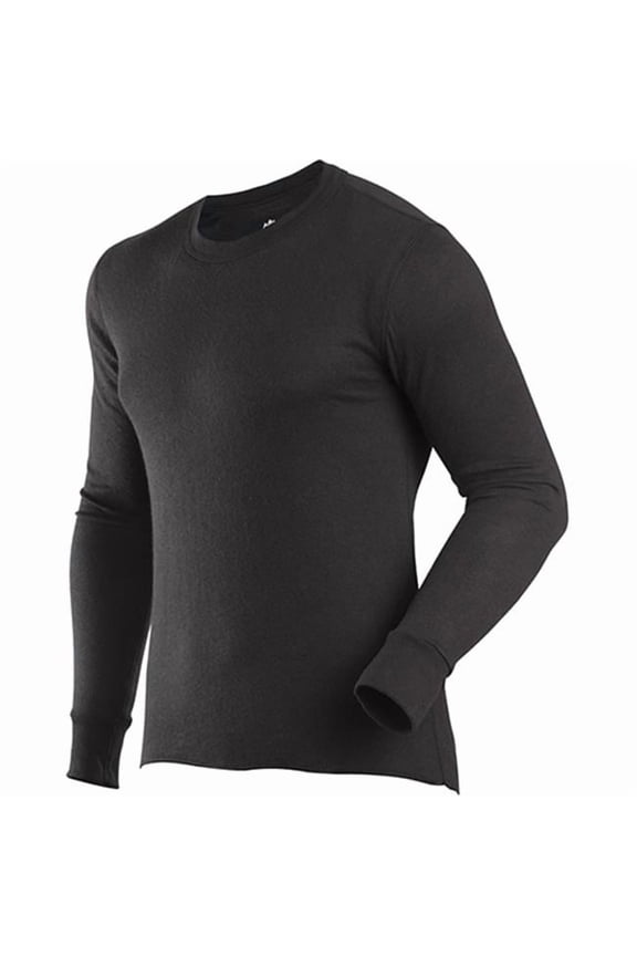 Basic Crew Long Sleeve Black X-Large Men's