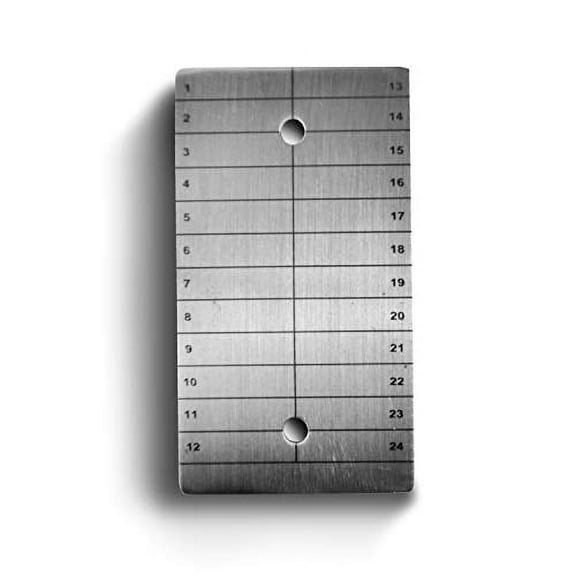 ColdTi Single Titanium Plate, Grade 2 Titanium Crypto Seed Phrase Backup