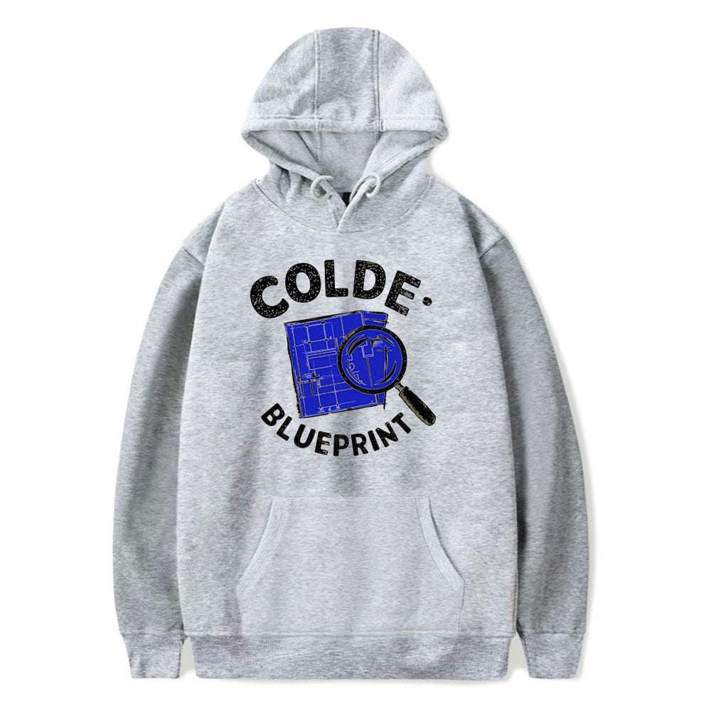 Colde BLUEPRINT Hoodie Unisex Hooded Sweatshirt Long Sleeve Tracksuit ...