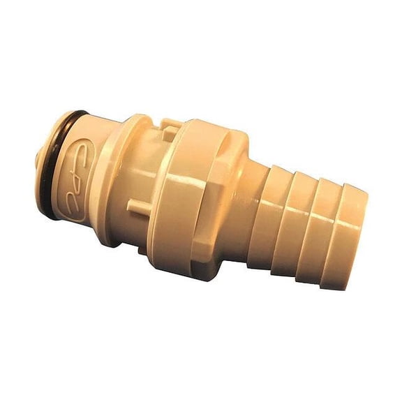 Colder Coupler,Polypropylene,Gray,Push In HFCD17612