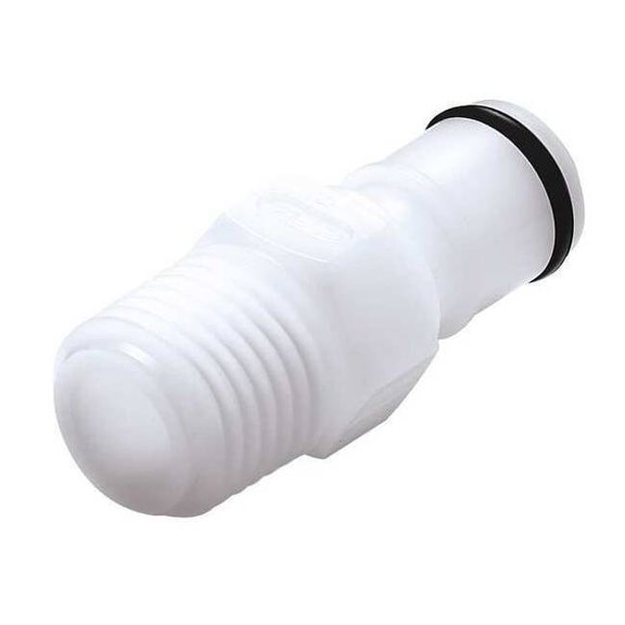 Colder Coupler,Push In,Acetal,White APC24004