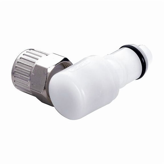 Colder Coupler,Push In,Acetal,White APCD21006