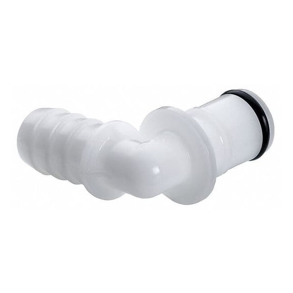 Colder Coupler,Push In,Acetal,White APCD23004