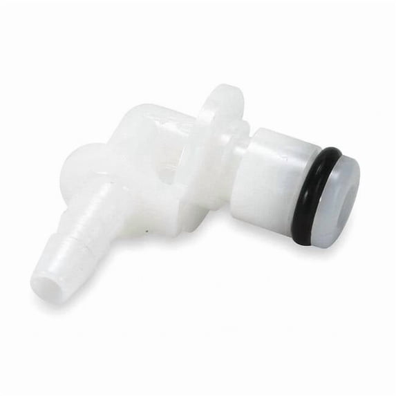 Colder Elbow Insert, Acetal, Shut-Off, Barbed PLCD23006