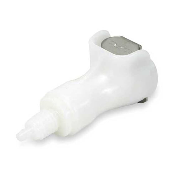Colder Inline Coupler, Acetal, Shut-Off, PTF, 1/4" PLCD13006