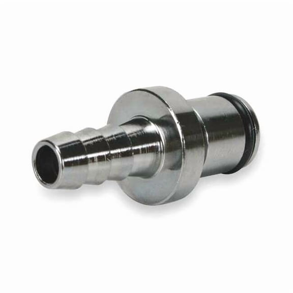 Colder 1/4" Barb Chrome Plated Brass Inline Insert LCD22004