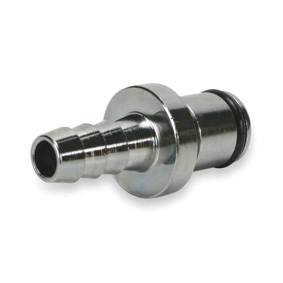 Colder 1/4" Barb Chrome Plated Brass Inline Insert MCD2204